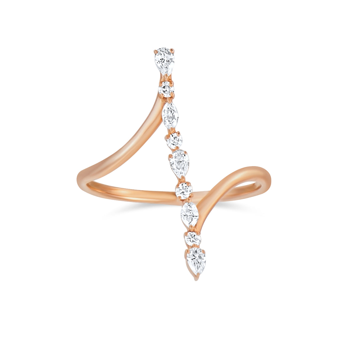 18K Rose Gold Magic Wond Ring