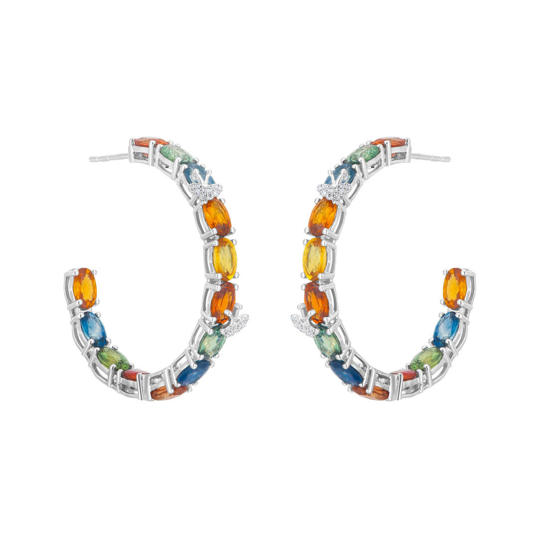 Garden of Life Sapphire Earrings