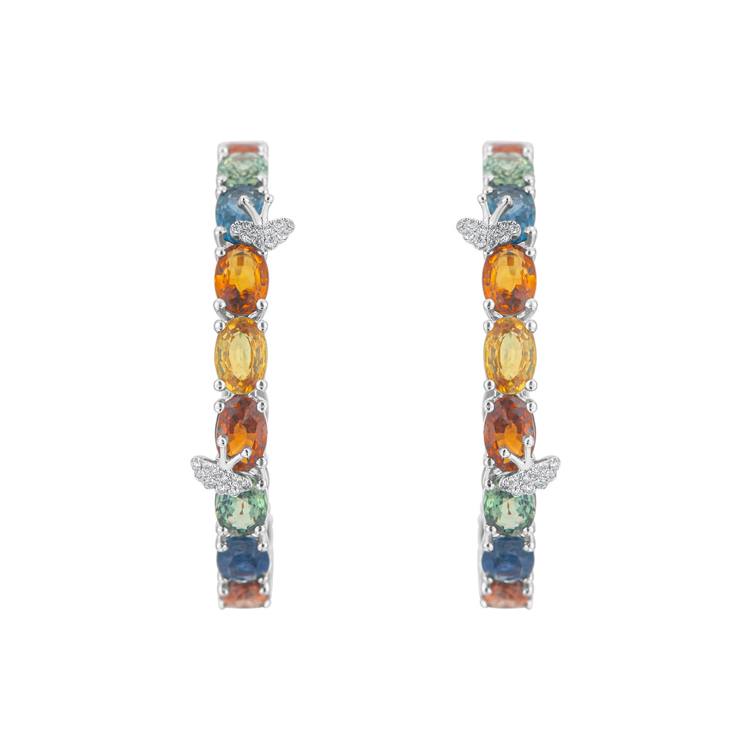 Garden of Life Sapphire Earrings