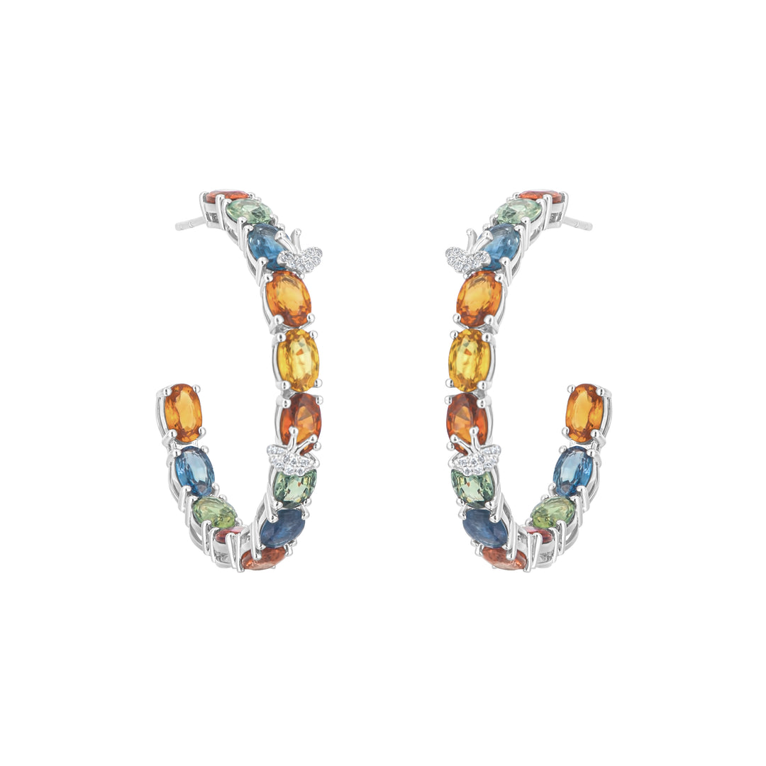 Garden of Life Sapphire Earrings