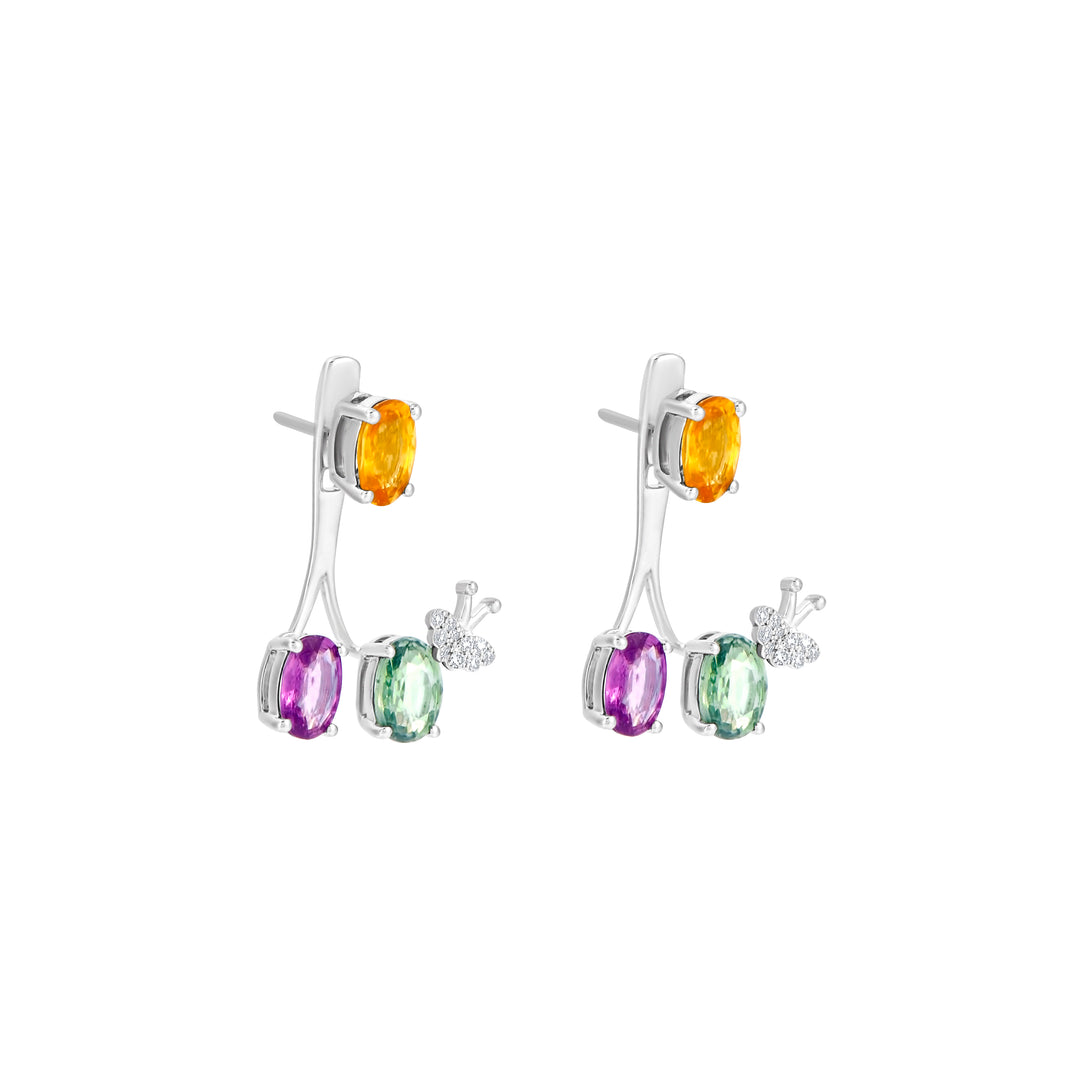 Garden of Life Sapphire Earring