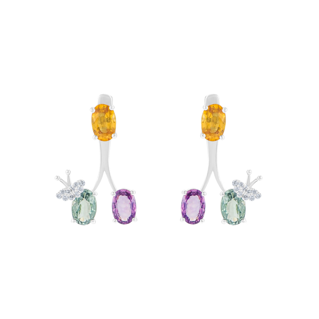 Garden of Life Sapphire Earring