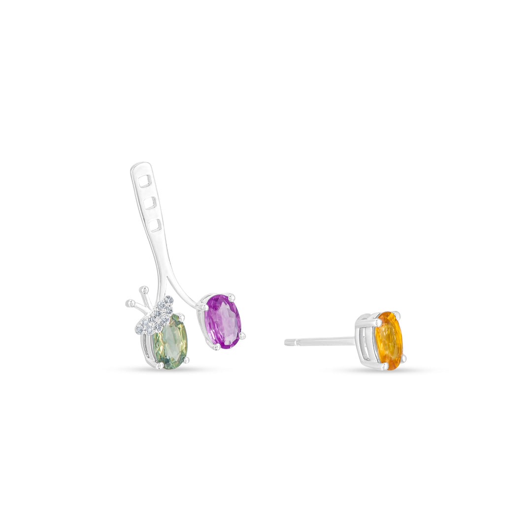 Garden of Life Sapphire Earring