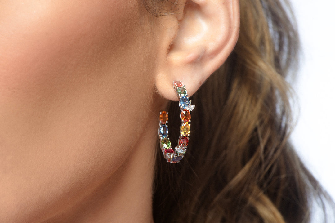 Garden of Life Sapphire Earrings