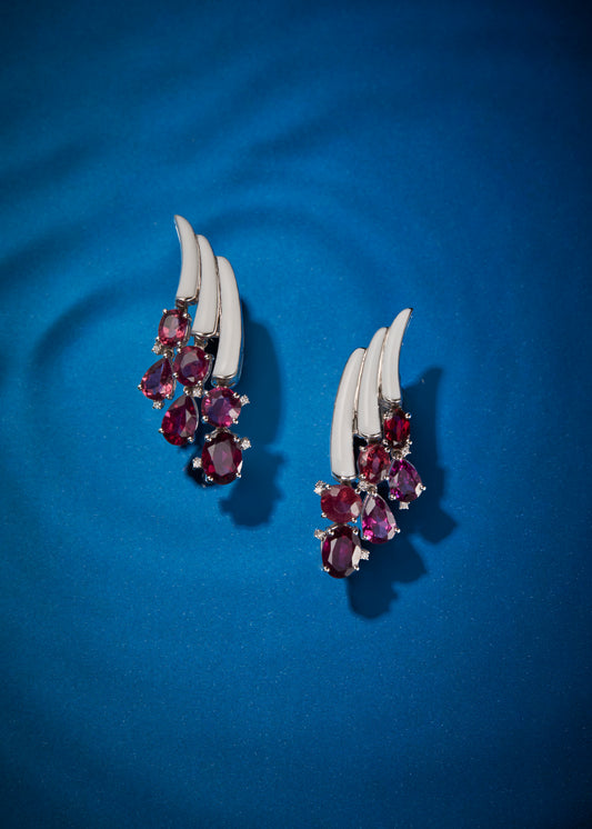Desert Rose Night Earring