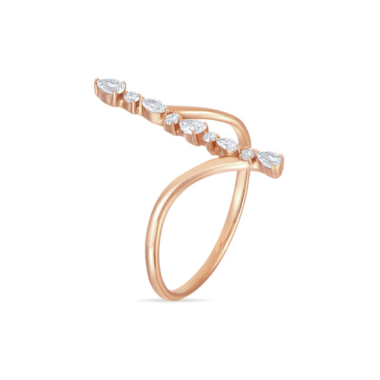 18K Rose Gold Magic Wond Ring